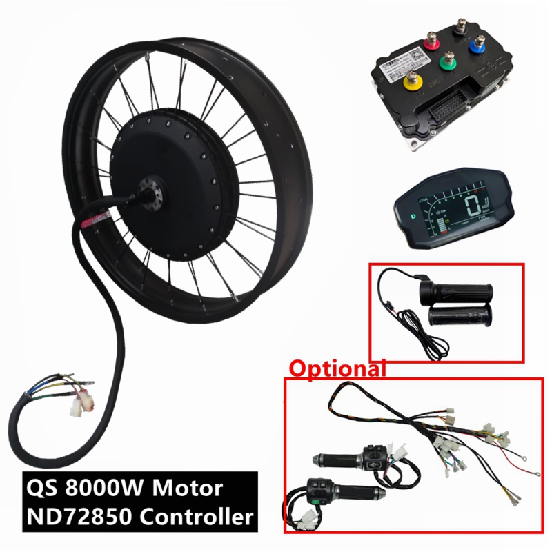 72V 8000W Brushless Hub Motor - Kit E-bike Fat NBpower/QS273 V3 72V
