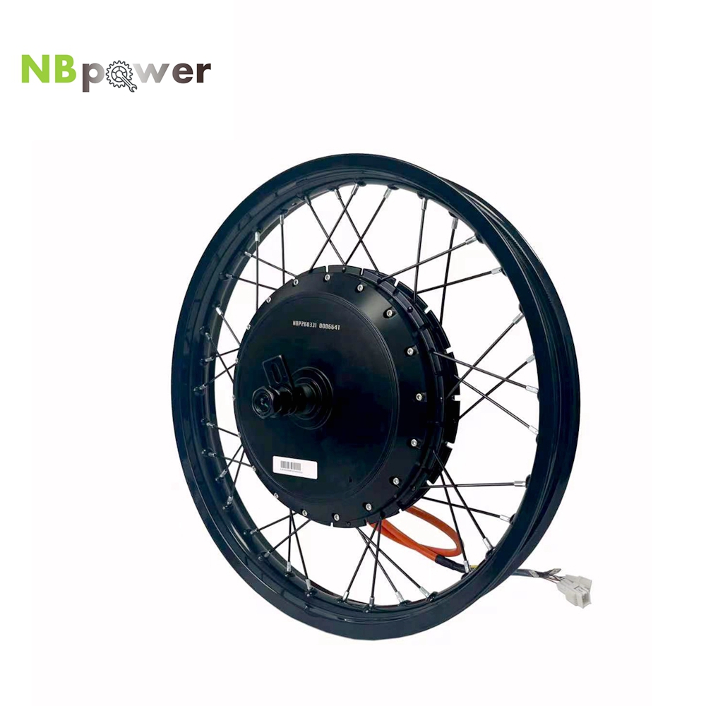 72V 8000W Brushless Hub Motor - Ruota Posteriore con Motore NBpower/170mm Dropout