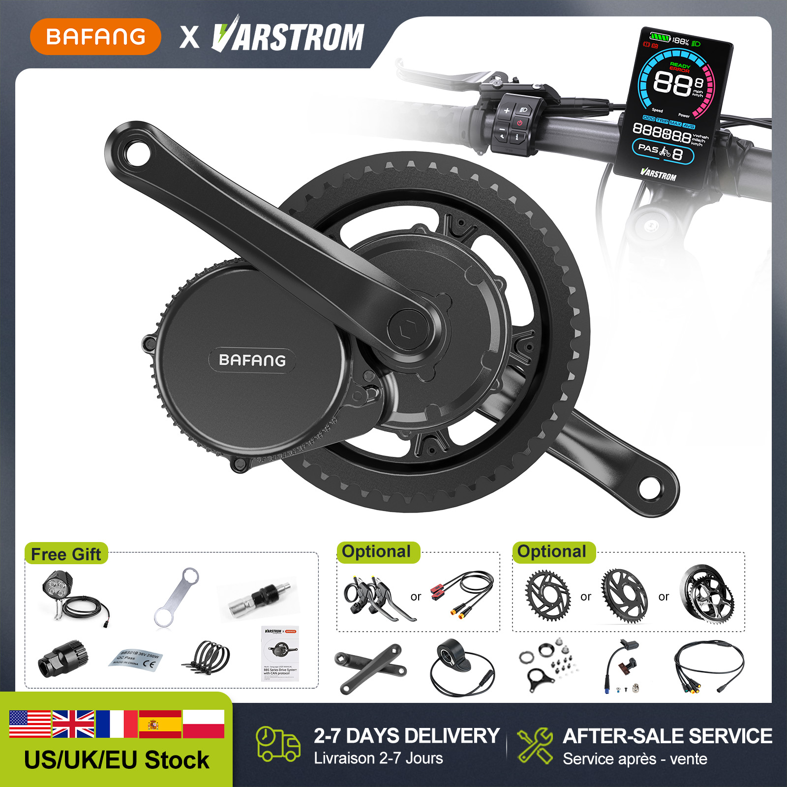 [Disponibilità USA] Motore Cen - Mid Drive Conversion Kit 1000W recensione e prezzo