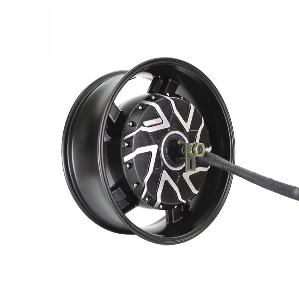 Vendita calda: 17X6.0 pollici  - 12000W Electric Motorcycle Hub Motor recensione e prezzo