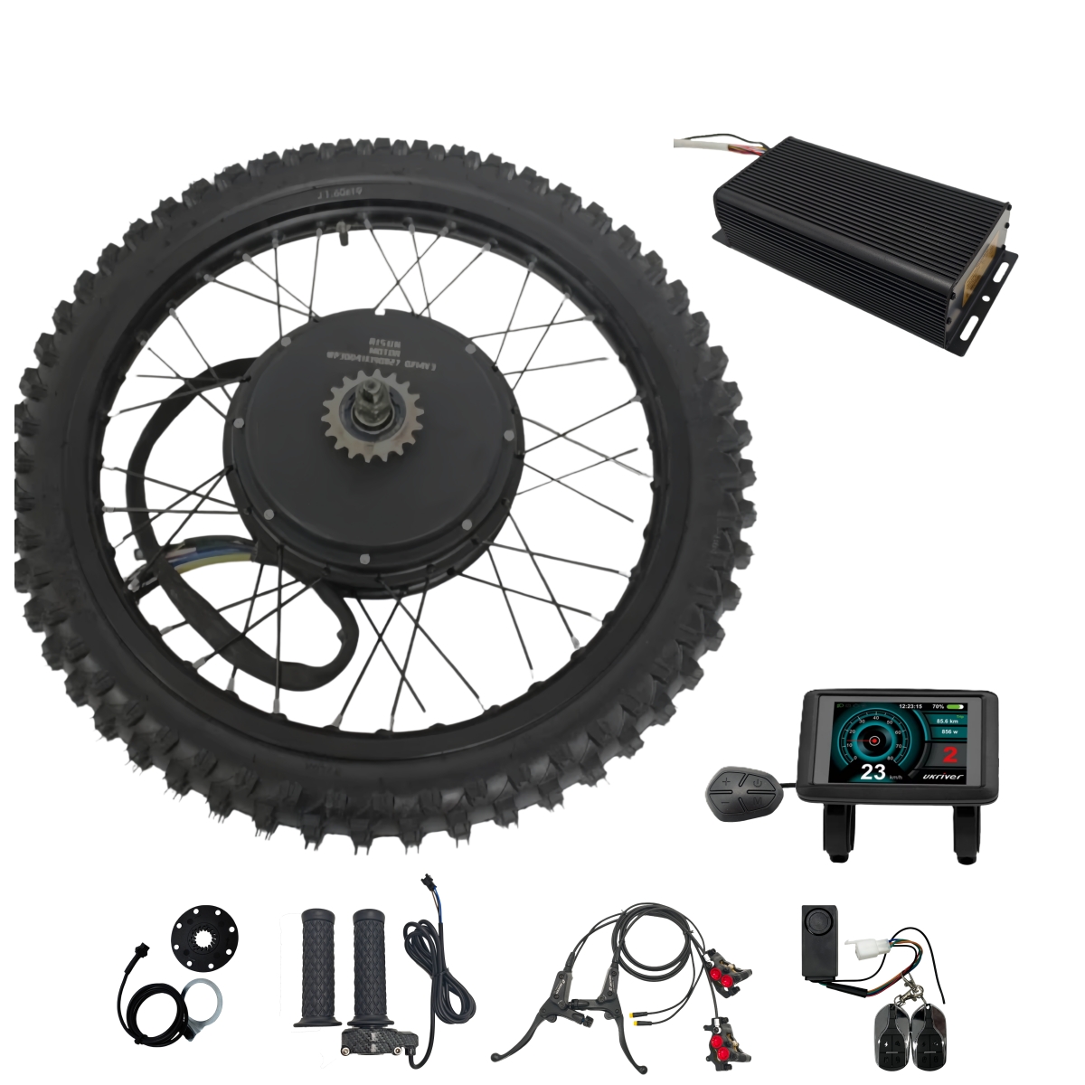 Kit di conversione ruota poste - 72V 8000W Brushless Hub Motor recensione e prezzo