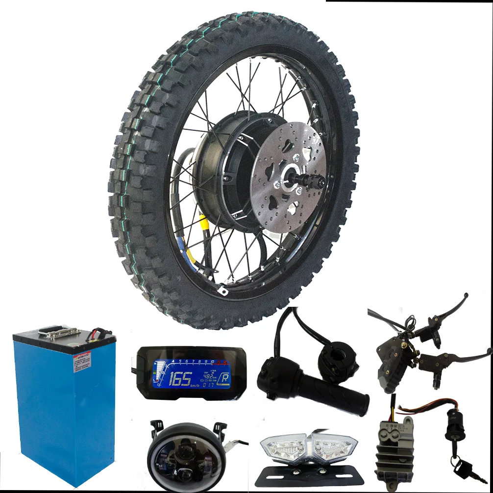 Nuovo kit di conversione elett - 12000W Electric Motorcycle Hub Motor recensione e prezzo