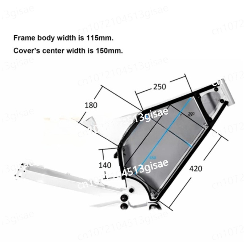 Bicicletta elettrica all'inter - 3000W Stealth Bomber Motor recensione e prezzo