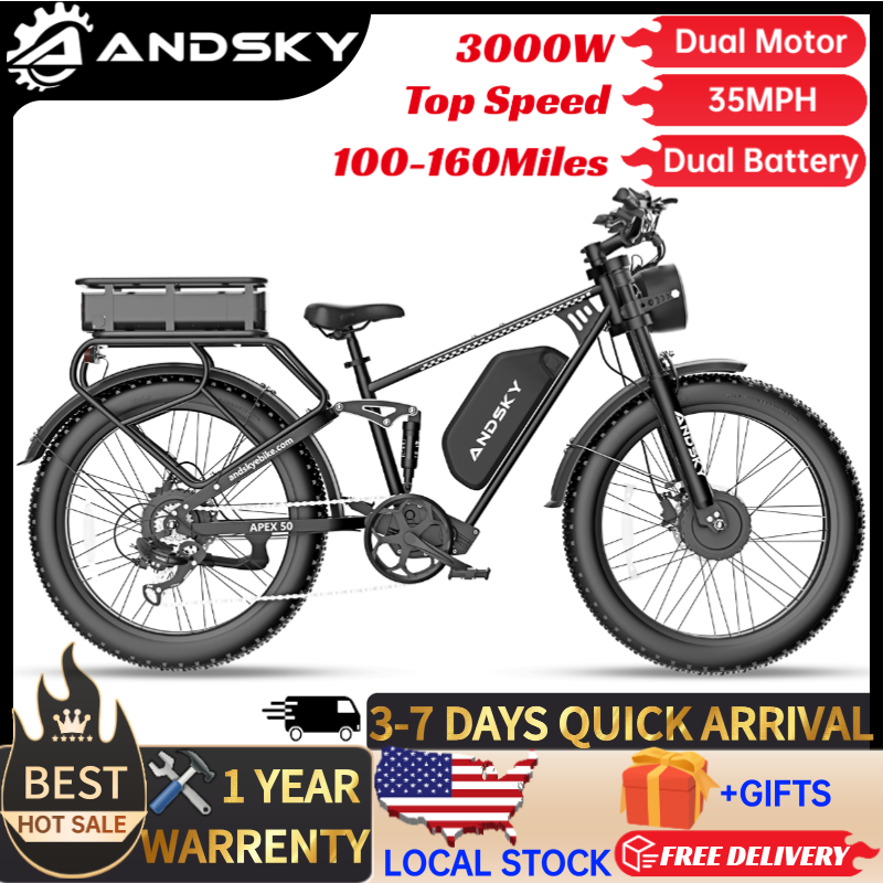 Bici Elettrica ANDSKY Apex50 A - 48V 1500W Rear Hub Motor With Battery recensione e prezzo